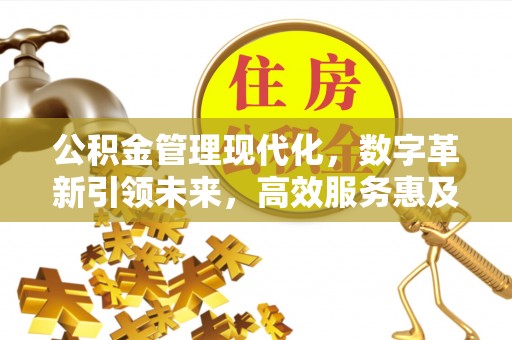 通海公积金管理现代化，数字革新引领未来，高效服务惠及民生