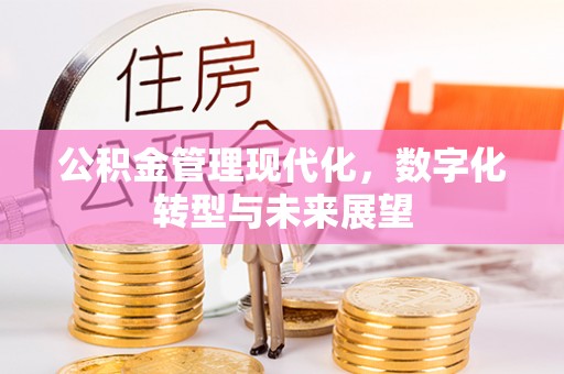 通海公积金管理现代化，数字化转型与未来展望