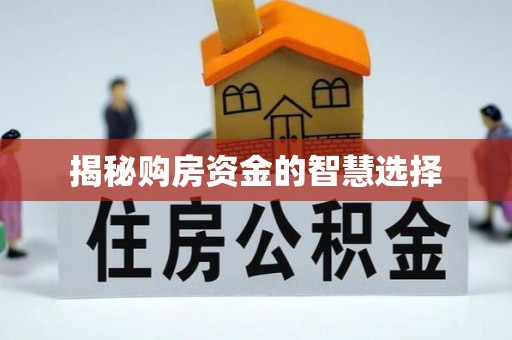 通海揭秘购房资金的智慧选择