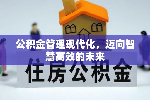 通海公积金管理现代化，迈向智慧高效的未来