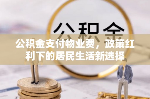 通海公积金支付物业费，政策红利下的居民生活新选择