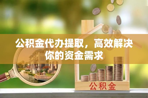 通海公积金代办提取，高效解决你的资金需求